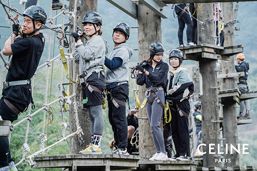 椒江celine户外运动现场拍摄